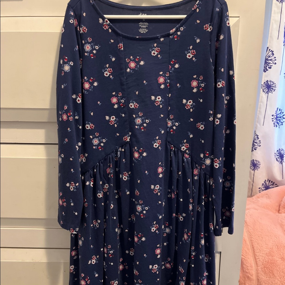 Navy girls Tea dress